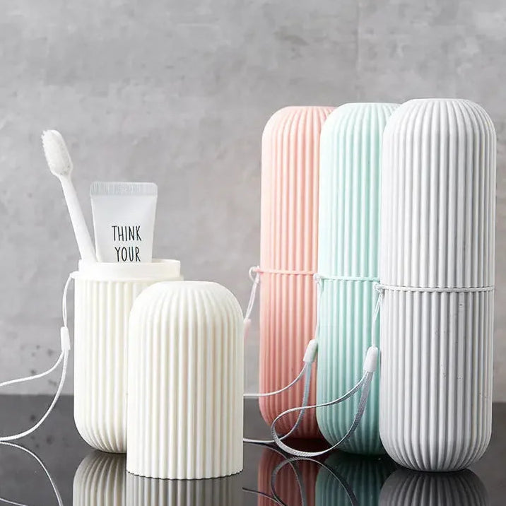 Portable Toothbrush & Toothpaste Travel Cas