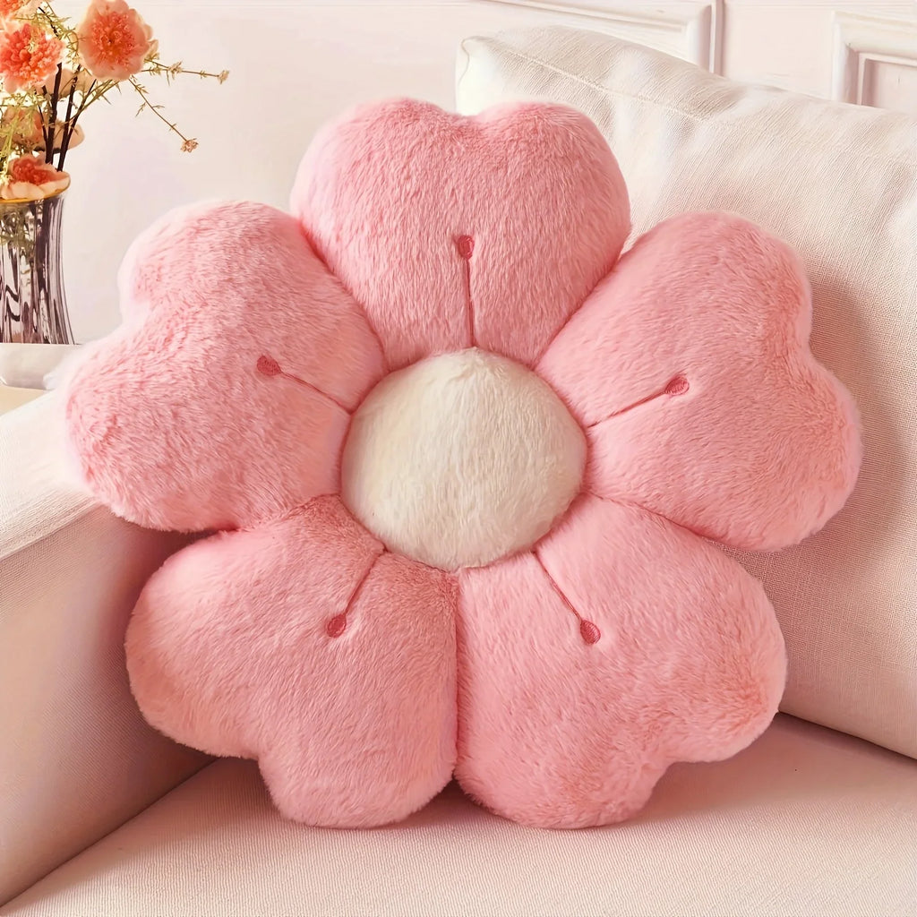 Daisy Flower Plush Pillow