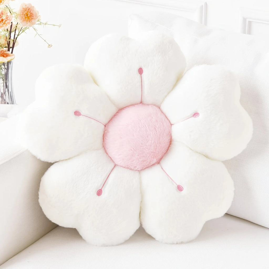 Daisy Flower Plush Pillow