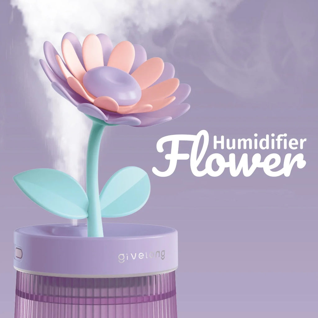 Portable Ultrasonic Aroma Humidifier with Ambient Light