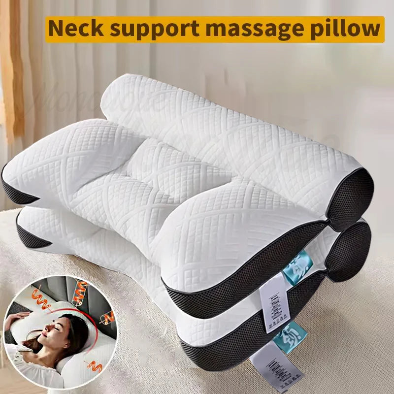 Orthopedic Neck Pillow with Gentle Massage Effec
