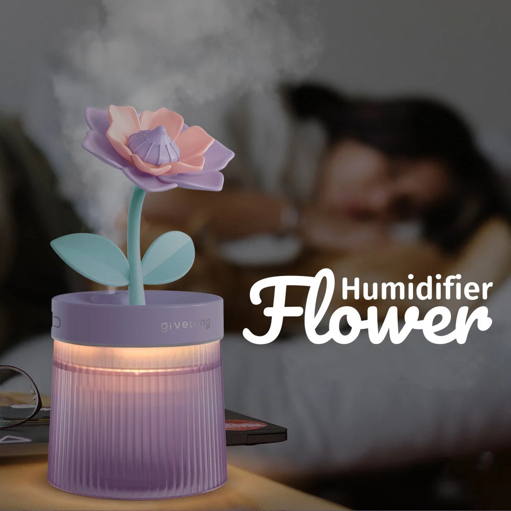 Portable Ultrasonic Aroma Humidifier with Ambient Light