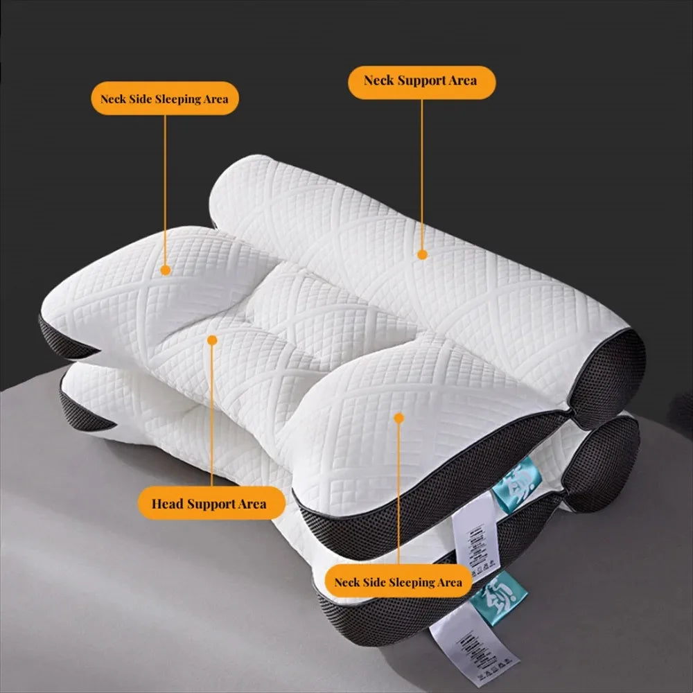 Orthopedic Neck Pillow with Gentle Massage Effec