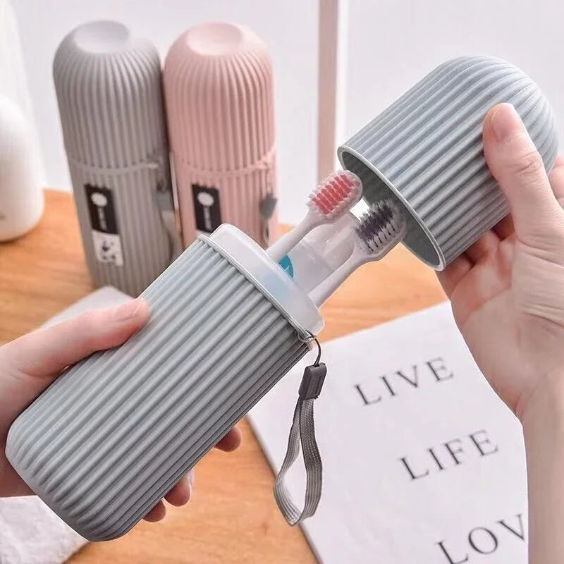 Portable Toothbrush & Toothpaste Travel Cas